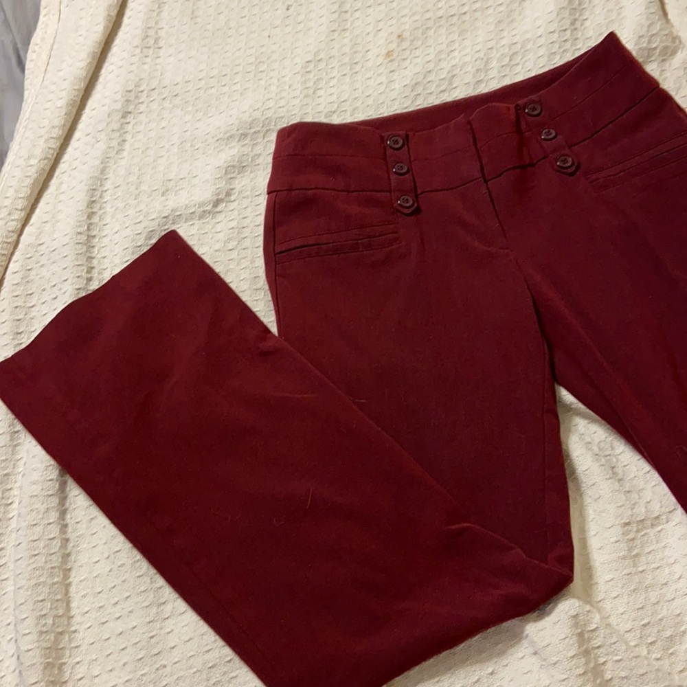 Joe B size 3 maroon pants